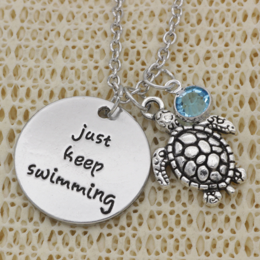 Ocean Spirit Schildpad Charm Ketting