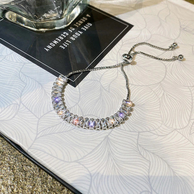 Verstelbare Armband van Cubic Zirconia in Goud