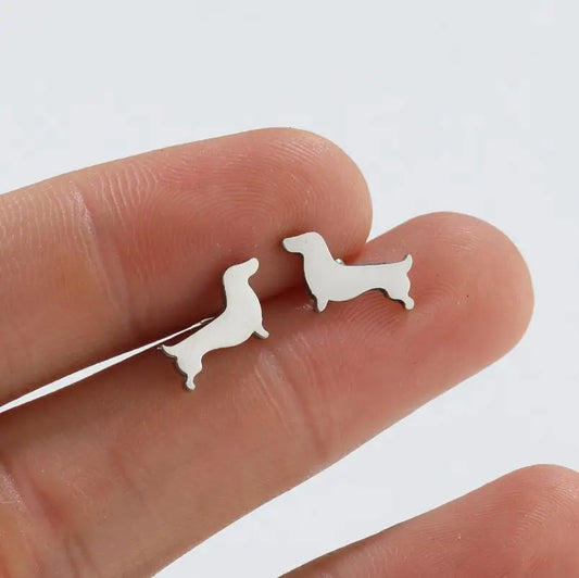 Dachshund Stud Oorbellen