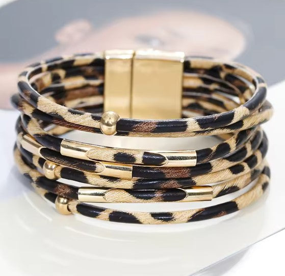 Brede Boho Multilayer Wrap Armband