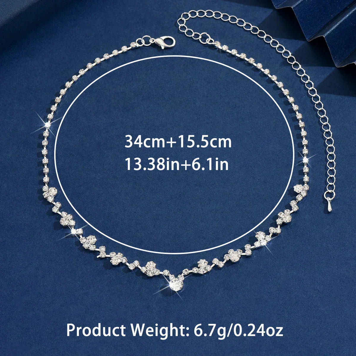 Elegante trouwketting met diamanten