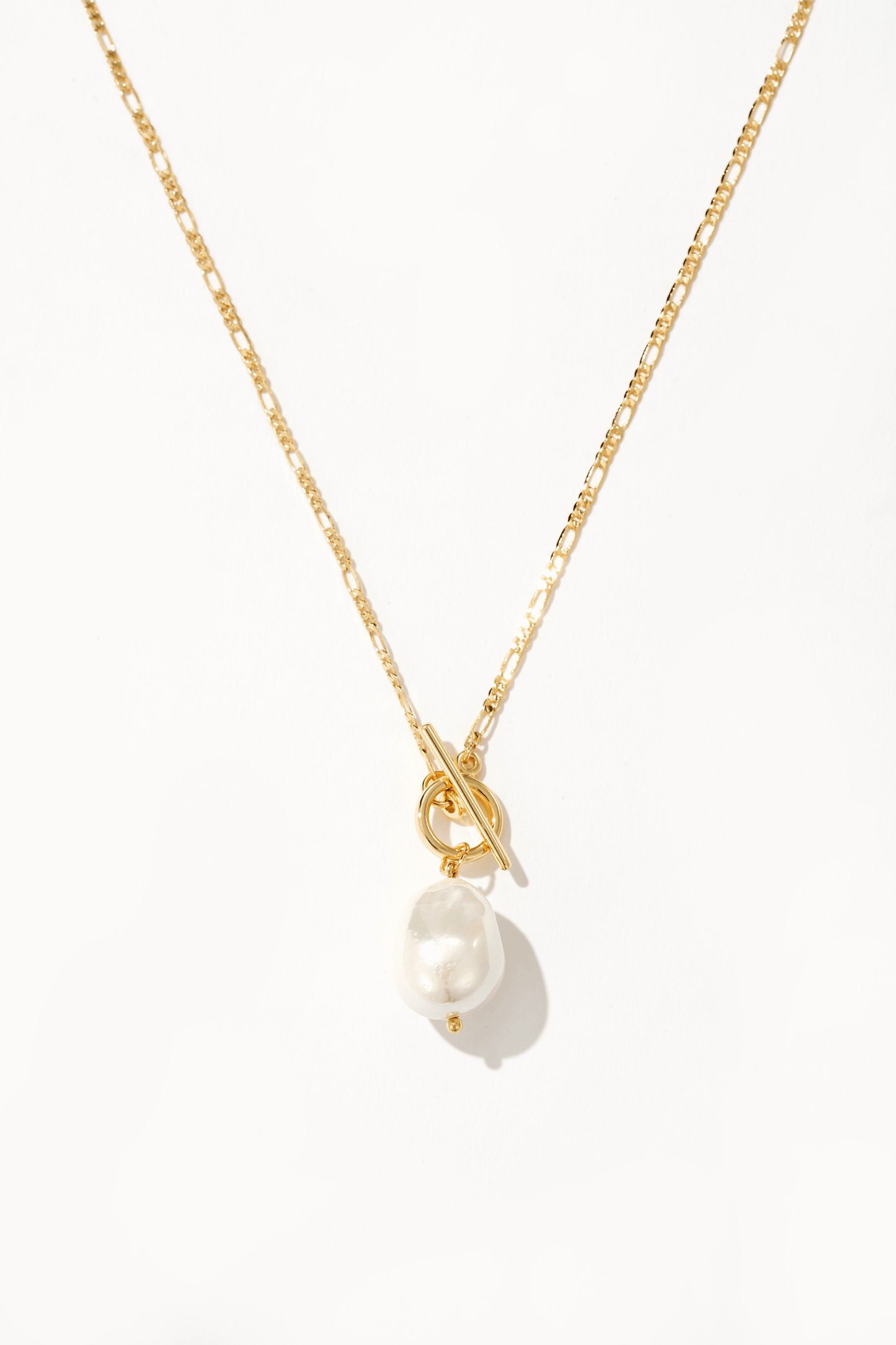 Elegante ketting met gouden parel