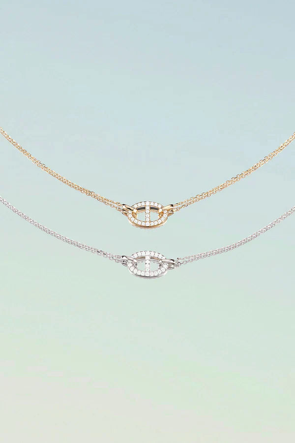 Isla Marina Ketting | Wit Goud
