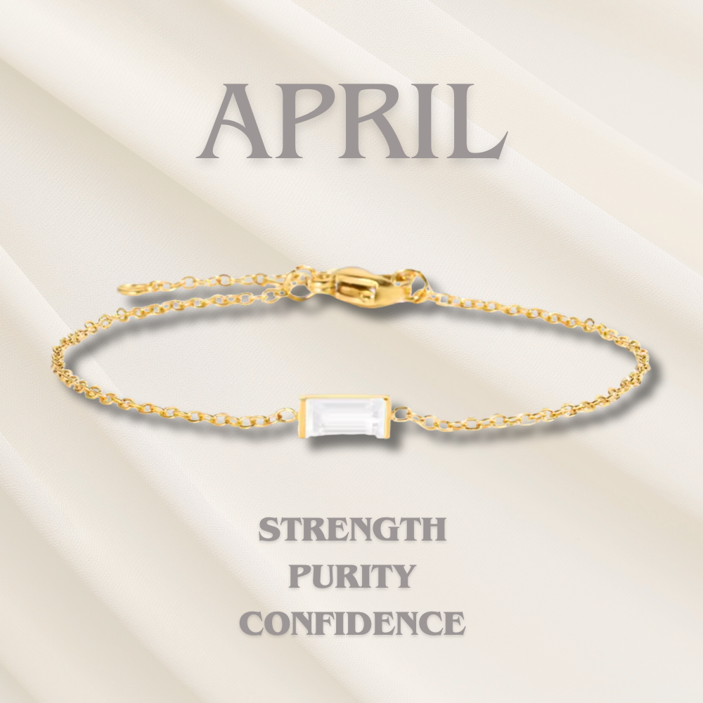 Hartlijn Geboortesteen Armband