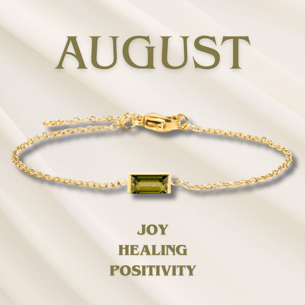 Hartlijn Geboortesteen Armband
