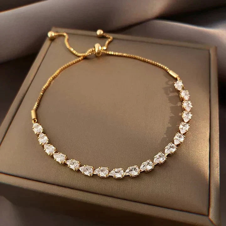 Zirconia Armband in Goud