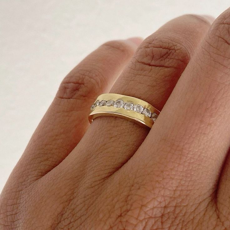 Vintage Zirconia Gouden Ring