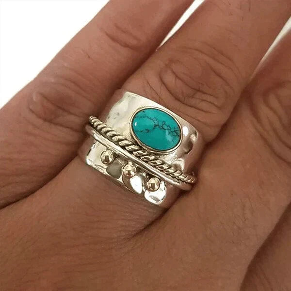Turquoise Brede Ring
