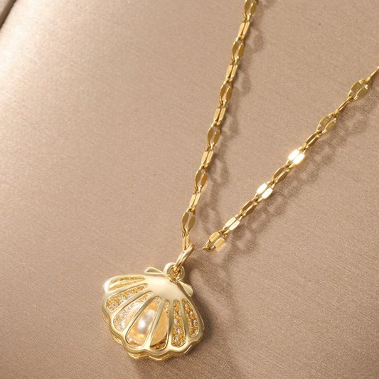 Schelp Parel Ketting