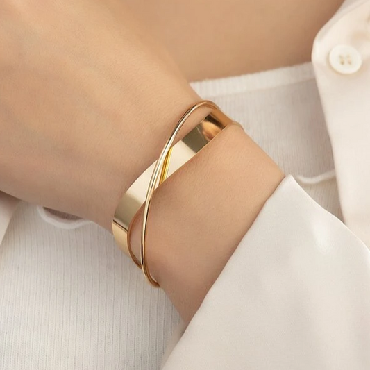 Elegante Dubbele Gouden Armband