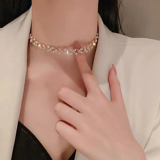 Elegante Geketende Heldere Ketting