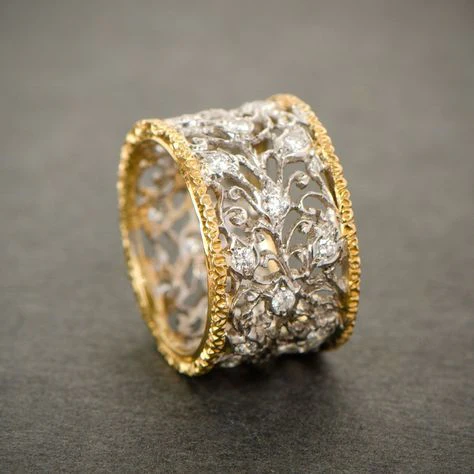 Vintage Zirconia Klimop Ring