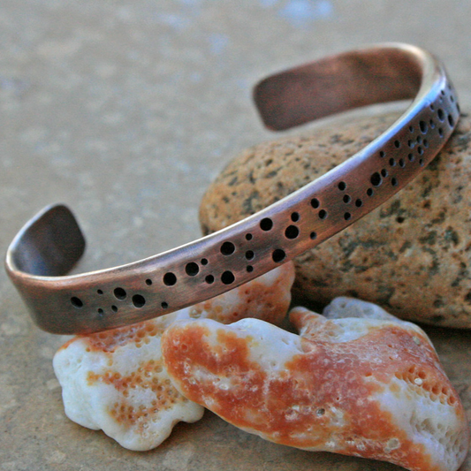 Vintage Zilveren Open Armband