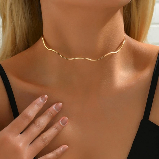 Vintage Dunne Gouden Ketting