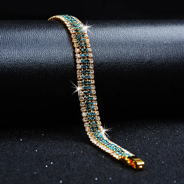 Elegante Groene Sprankelende Armband