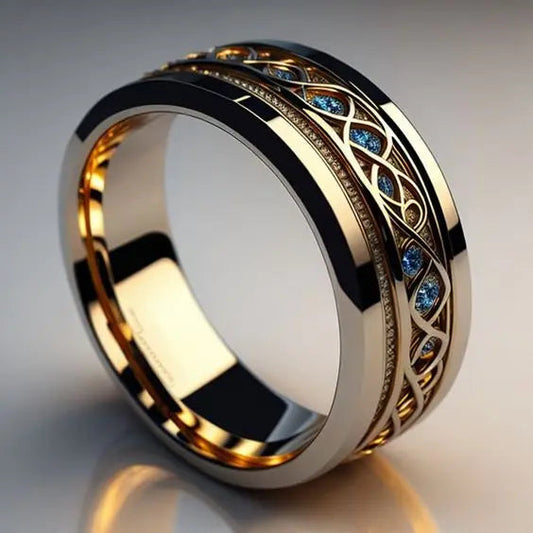 Gouden Infinity Ring Vintage