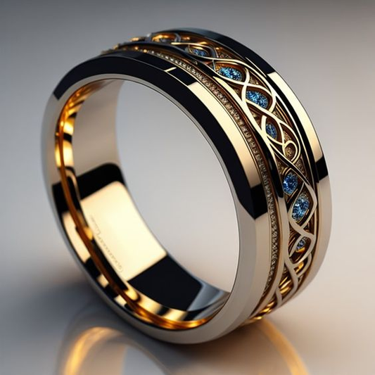 Gouden Oneindigheid Ring Vintage