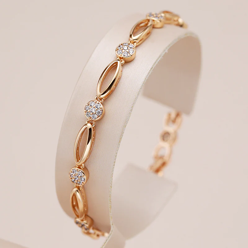 Elegante Gouden Zirconia Armband