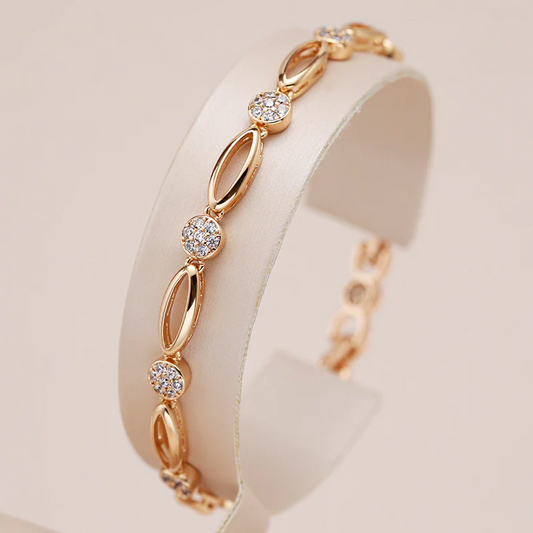 Elegante Gouden Zirconia Armband