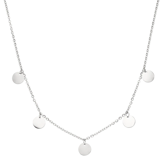 Funky Boeddha Ketting | Wit Goud