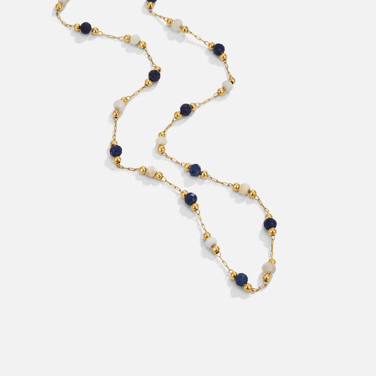 Gelaagde Ketting met Stenen