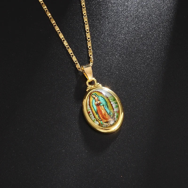 Spirituele Gouden Maagd Maria Ketting