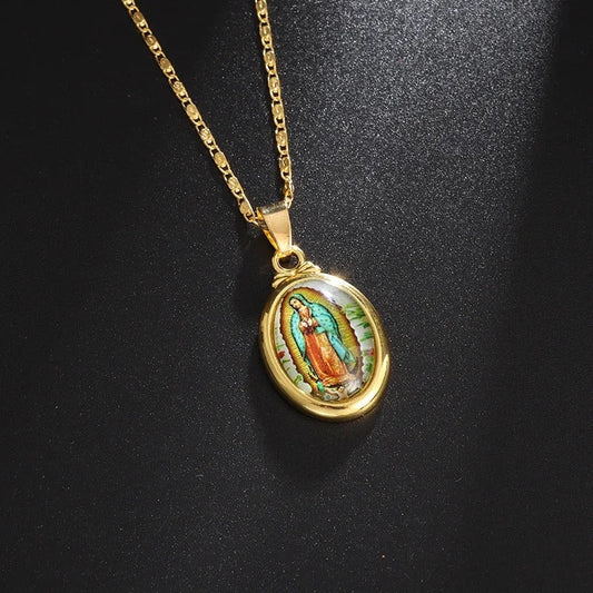 Spirituele Gouden Maagd Maria Ketting