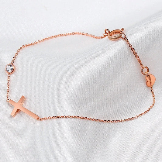 Roze Gouden Spirituele Armband