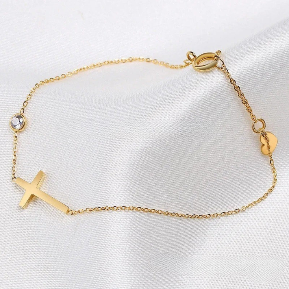 Spirituele Charm Gouden Armband