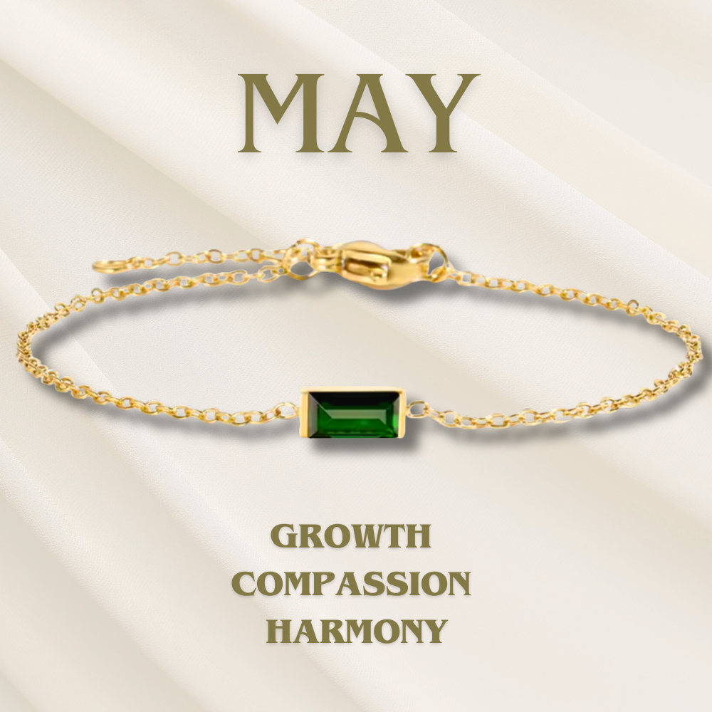 Hartlijn Geboortesteen Armband