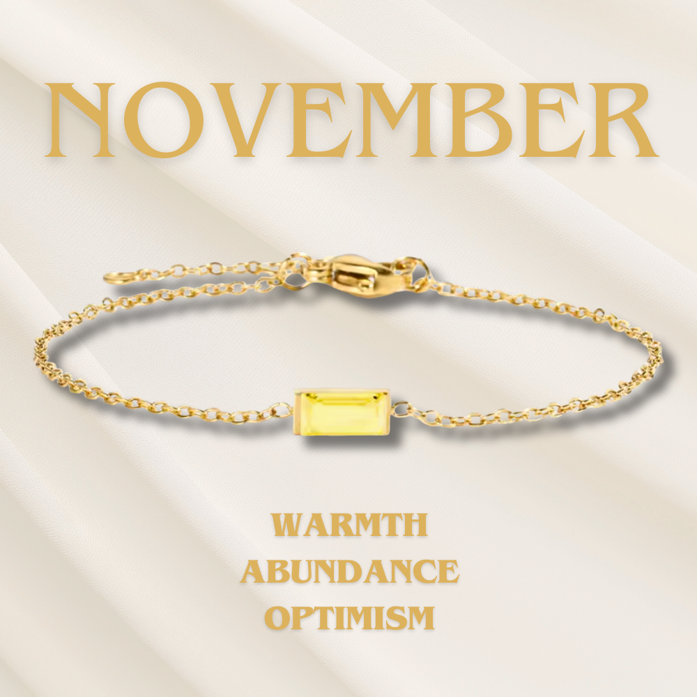 Hartlijn Geboortesteen Armband