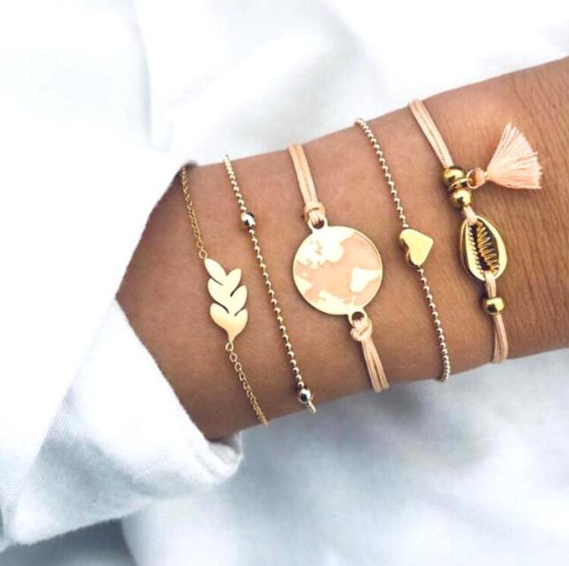 Pakket van 5 Unieke Armbanden