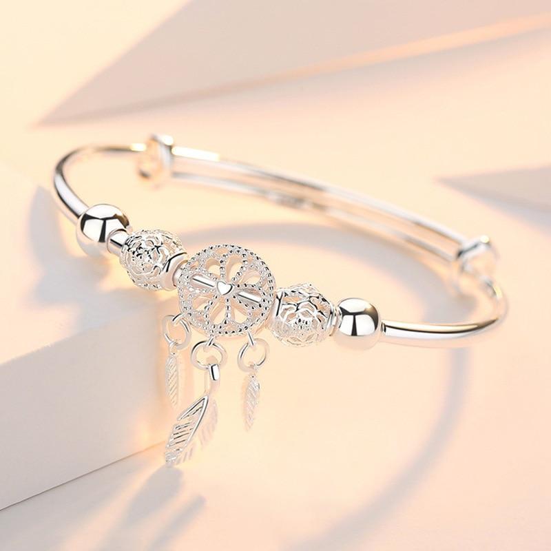 925 Zilveren Verstelbare Dromenvanger Armband