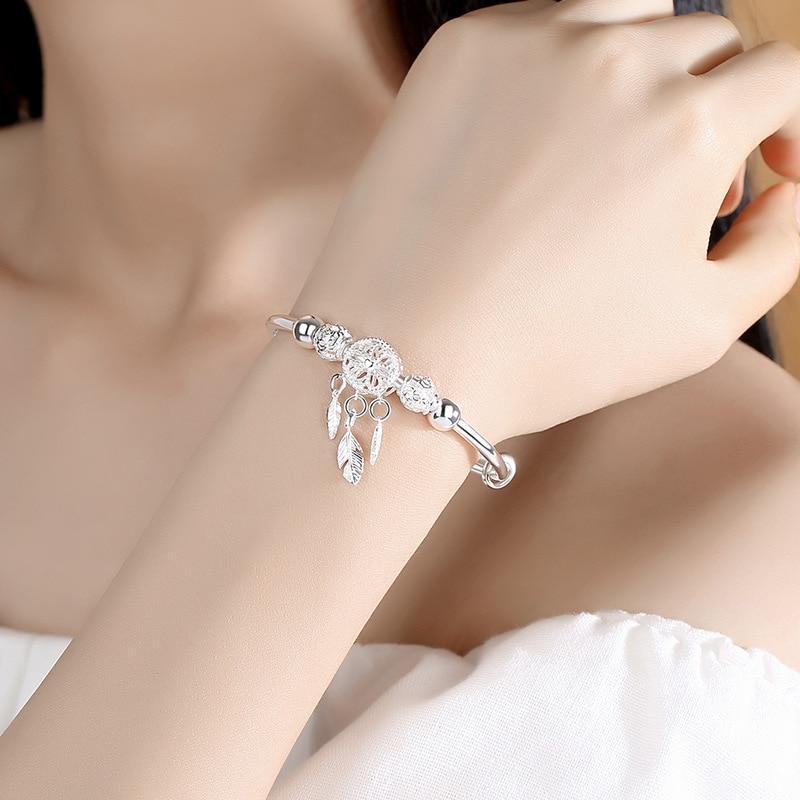 925 Zilveren Verstelbare Dromenvanger Armband